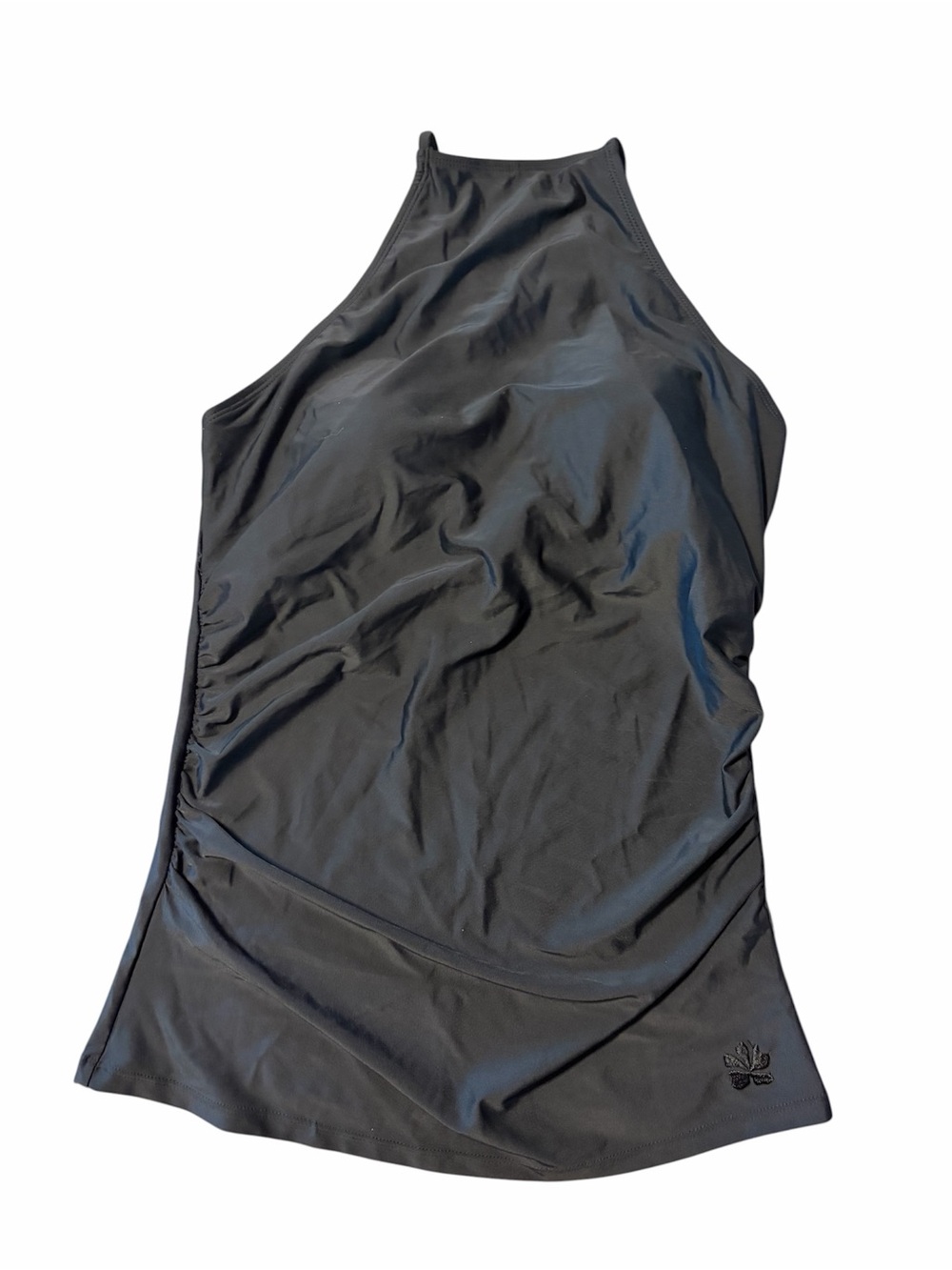 Hapari Black High Neck Strappy Tankini Top Women’s Size M Modest Swimwear NWT - Picture 9 of 10